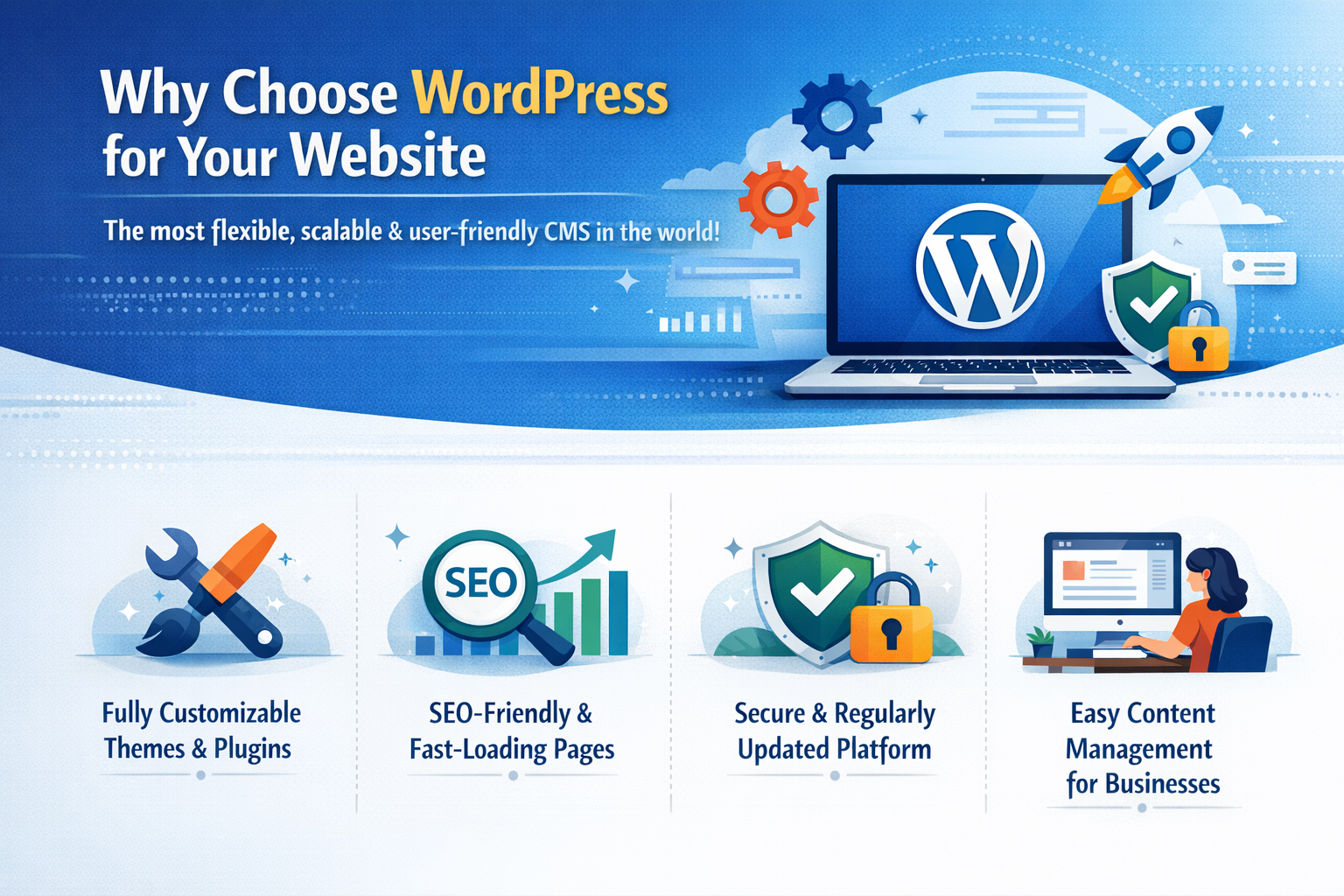 WordPress Development Illustration